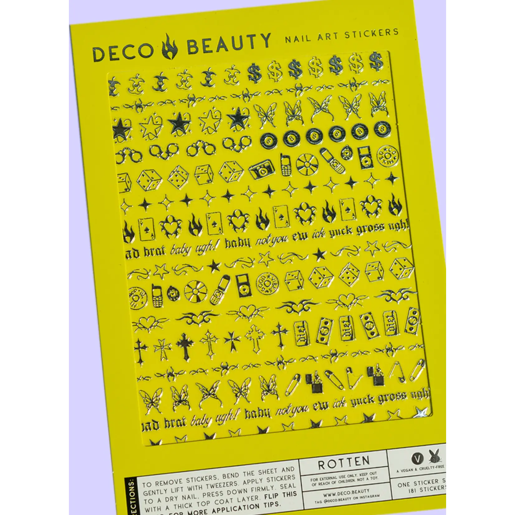 Nail Art Stickers -  Rotten
