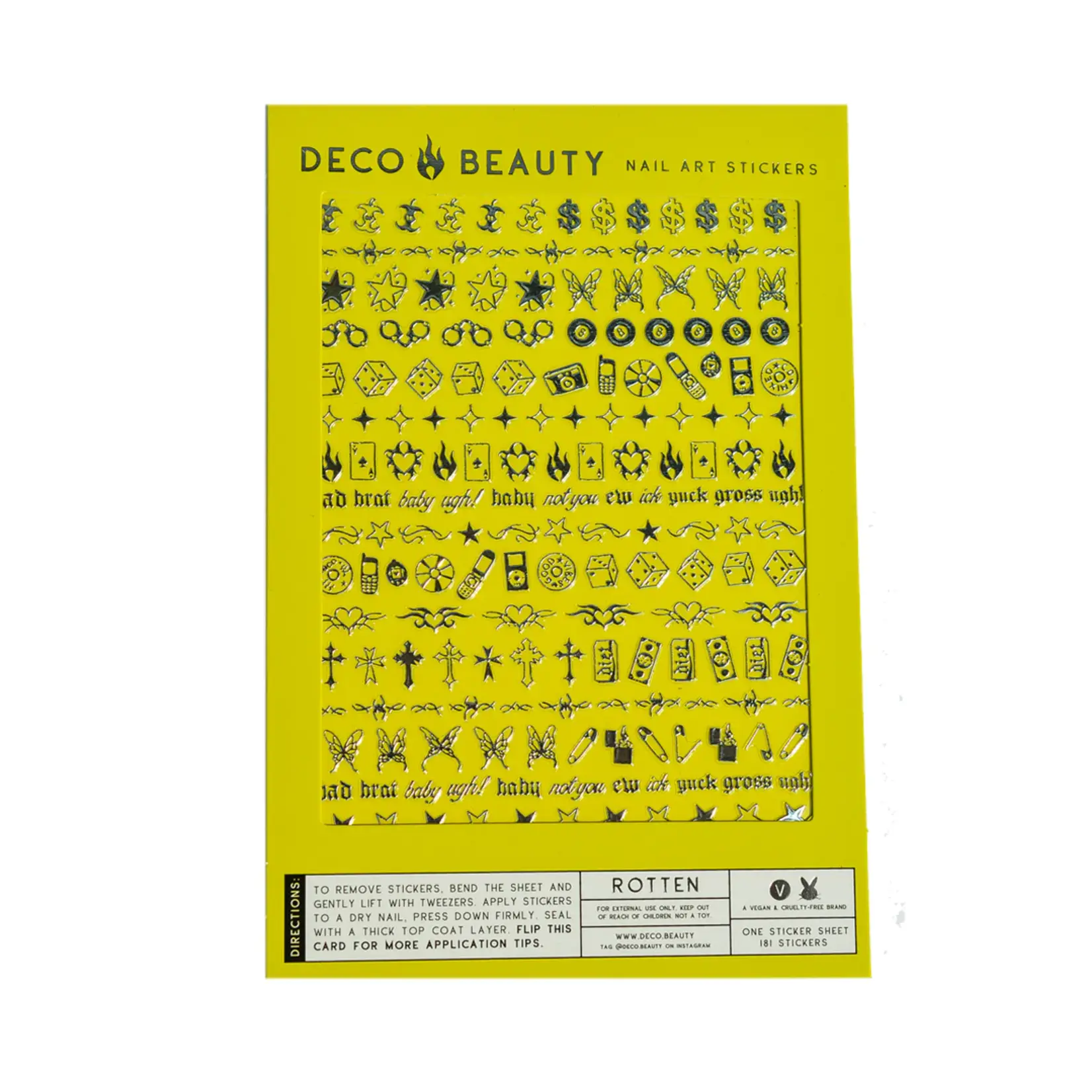 Nail Art Stickers -  Rotten