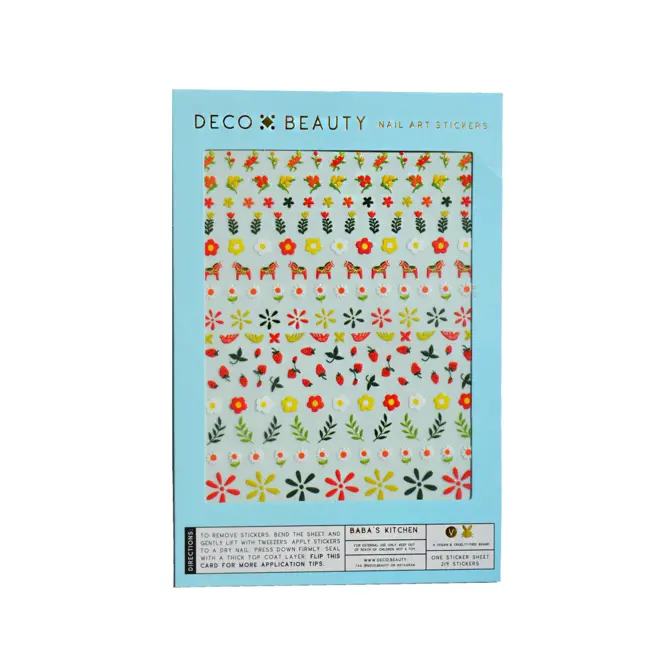 Baba's Kitchen Nail Art Stickers
