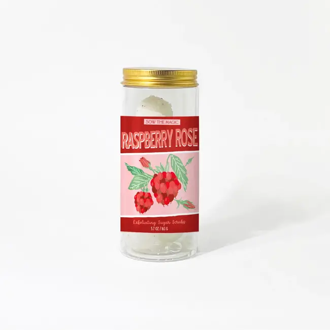Sow the Magic Raspberry Rose Exfoliating Sugar Scrub