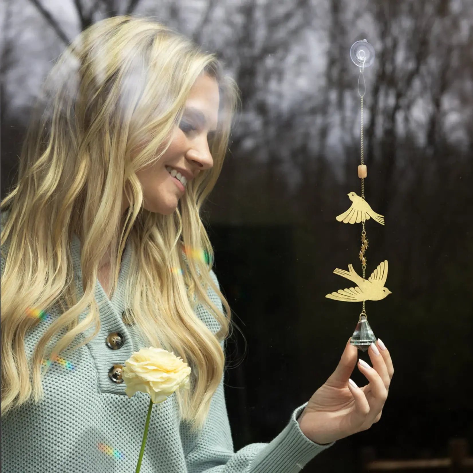 Suncatcher - Bird/Sun Stone