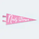 Aviate Press Aviate Press Pennant - Nasty Woman