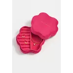 Wavy Jewelry Box - Pink Velvet