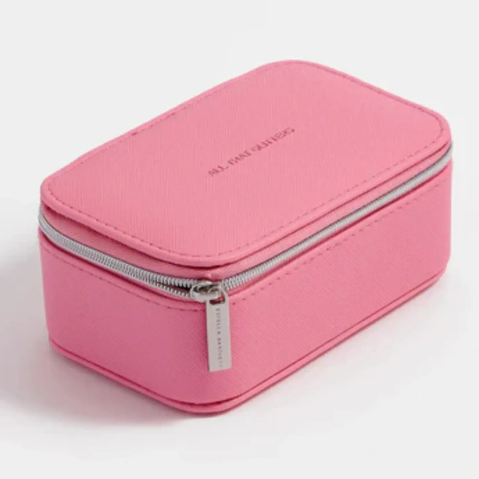 Mini Jewelry Box - Pink Saffiano