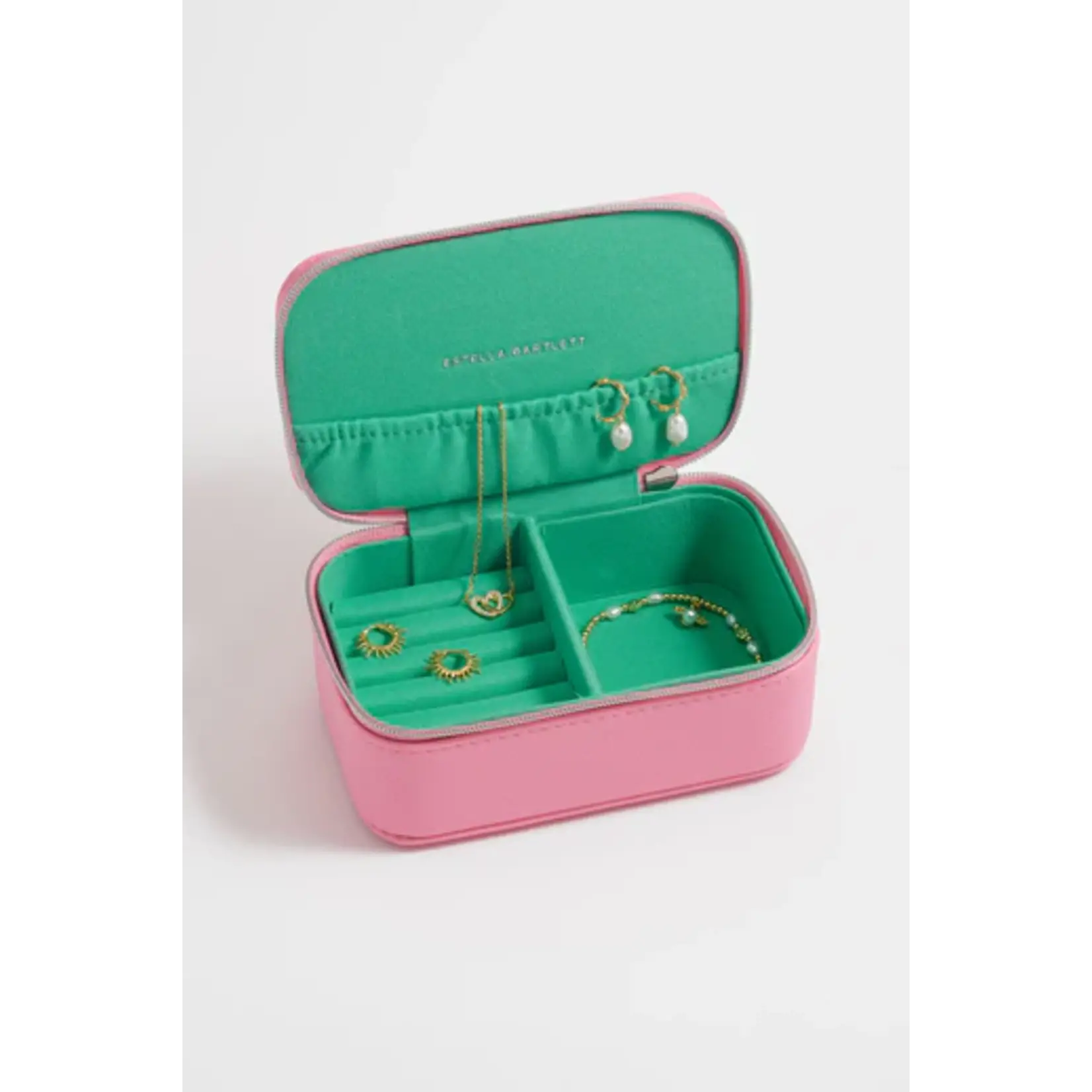 Mini Jewelry Box - Pink Saffiano