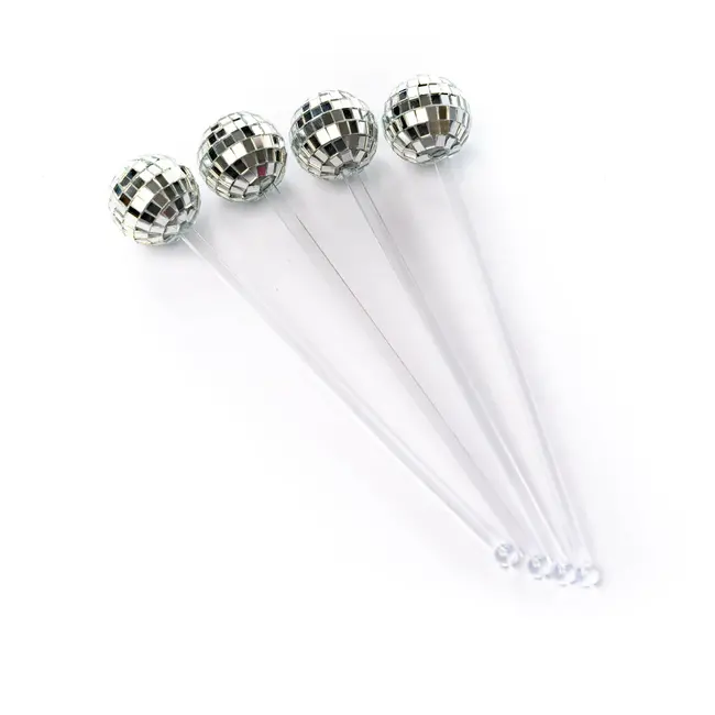 Disco Drink Stirrers - 4pk