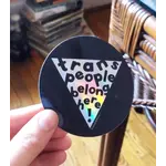 Trans People Belong Here! Sticker
