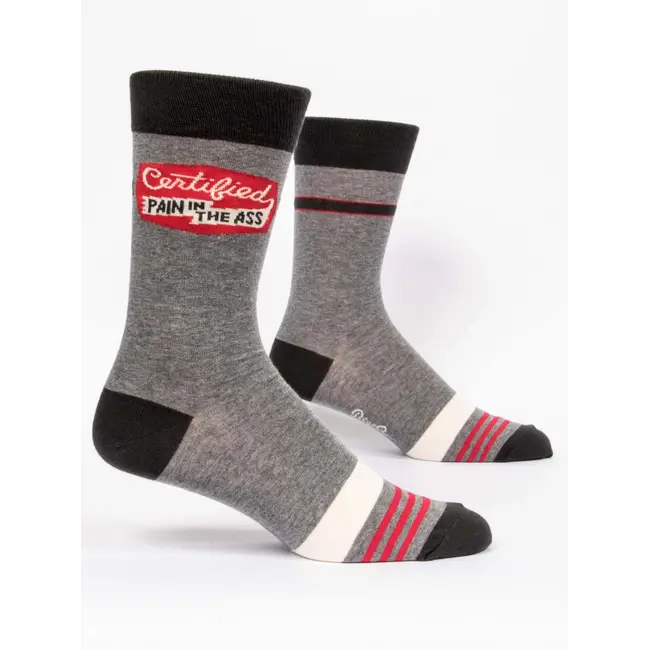 Blue Q Mens Socks - Certified Pain In The Ass
