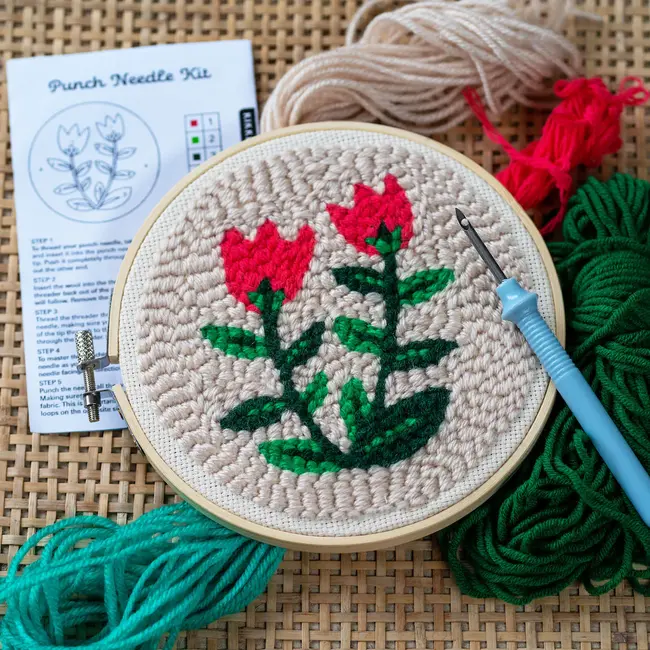 Punch Needle Kit - Tulip