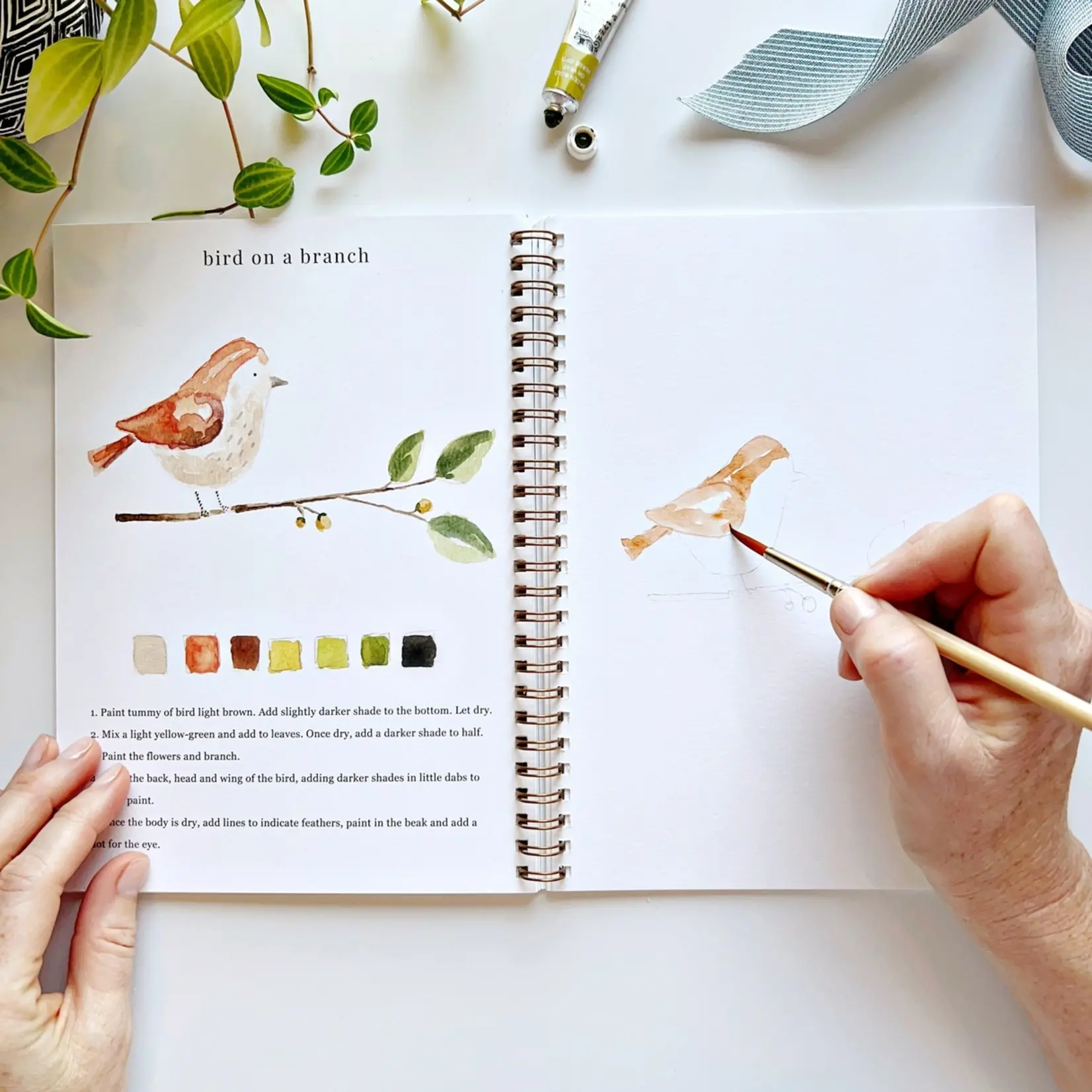 Watercolor Workbook: Animals