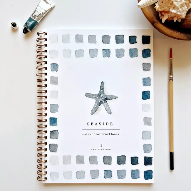 Watercolor Workbook: Seaside