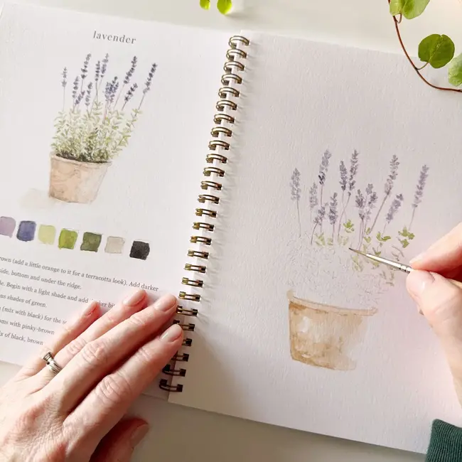 Watercolor Workbook: Garden