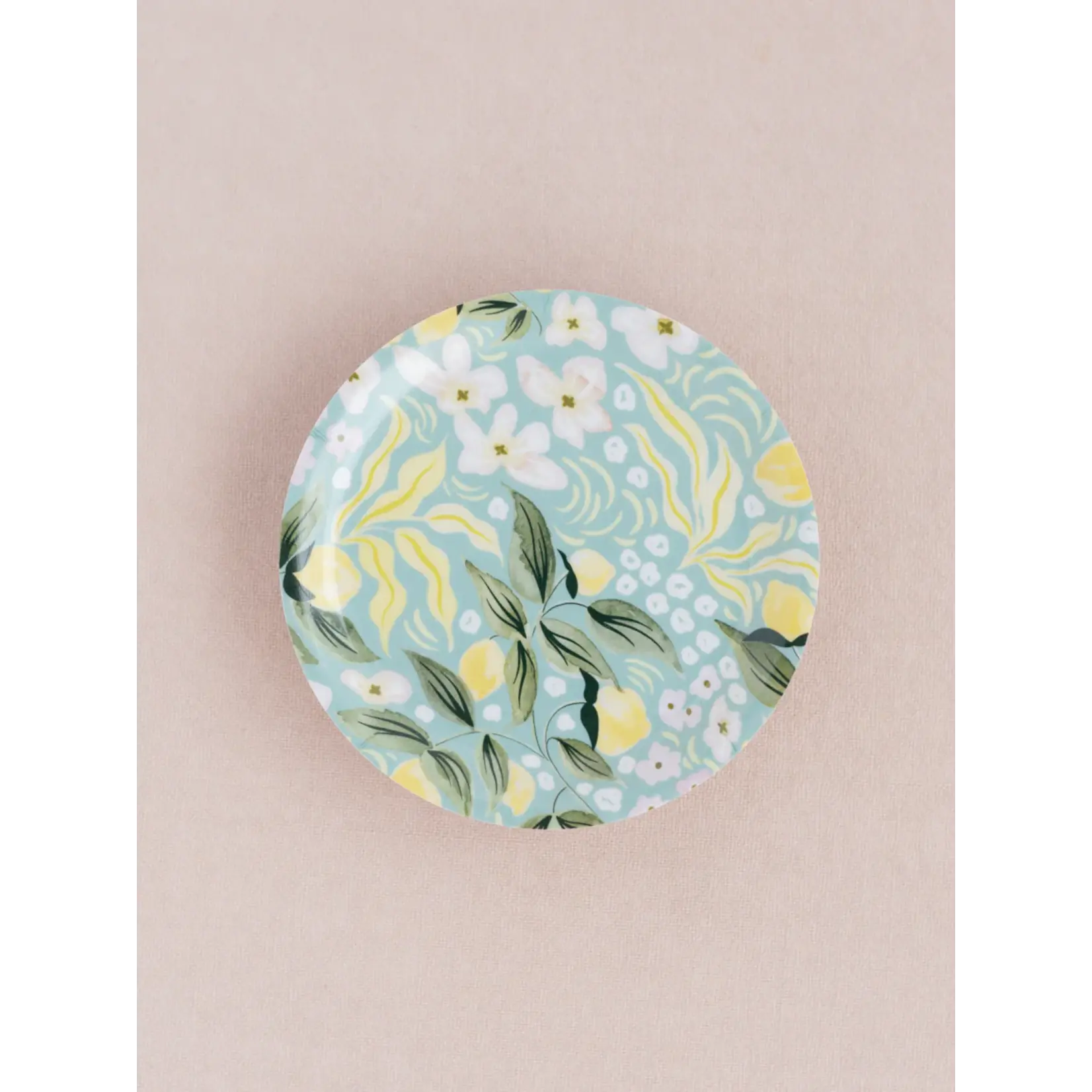 Lemon Leaf Bent Ply Catchall Trinket Dish