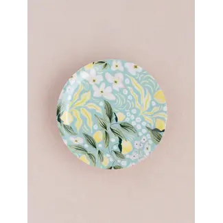 One & Only Paper Lemon Leaf Bent Ply Catchall Trinket Dish