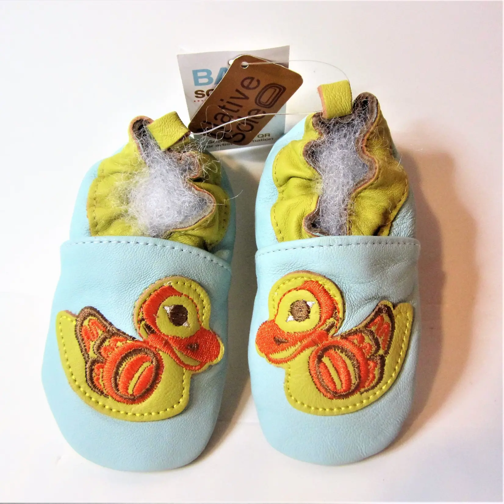 Baby Shoe w/Indigenous Artwork - Duck