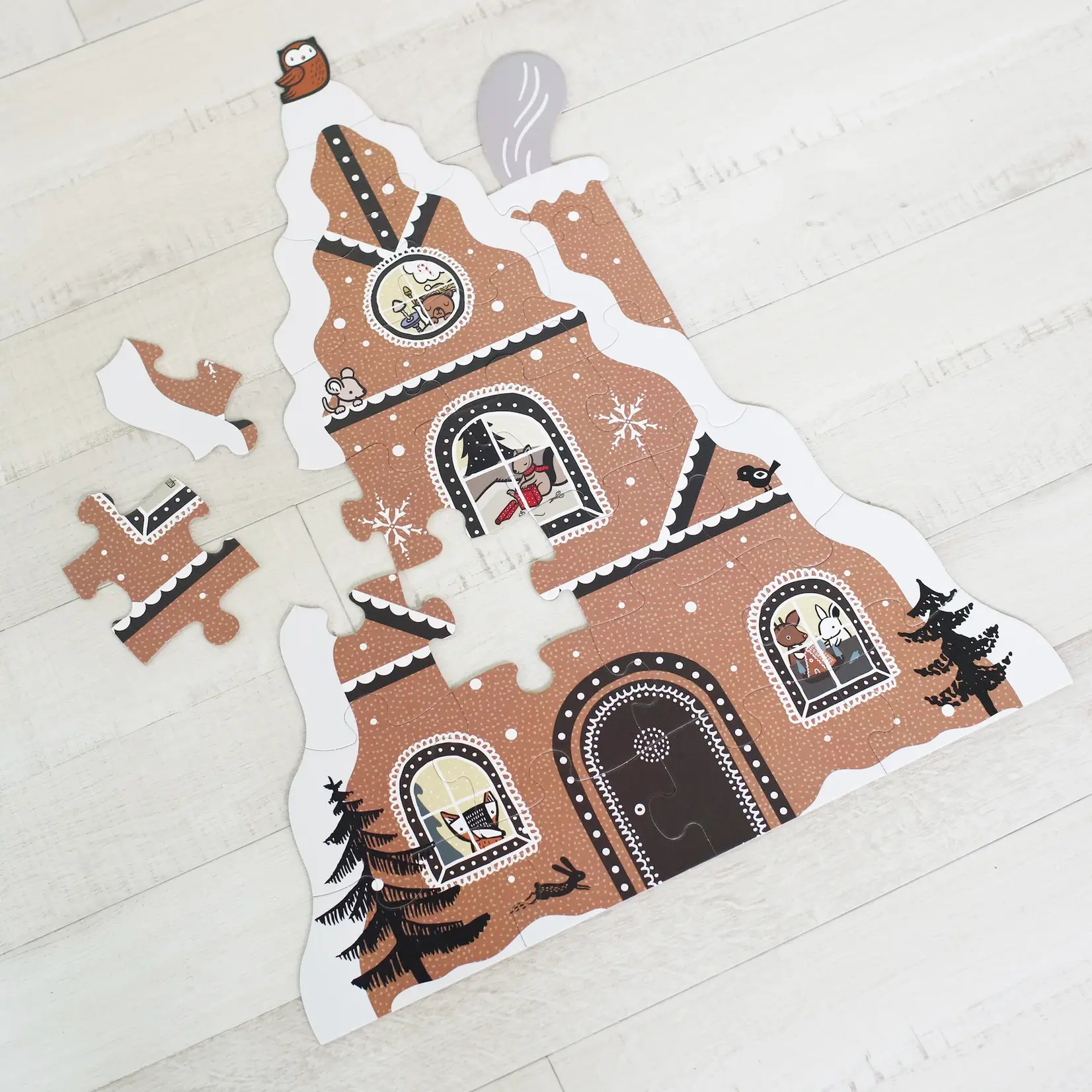 Gingerbread House Floor Puzzle - 24 Piece