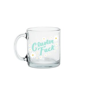 Clear Glass Mug - Cluster Fuck