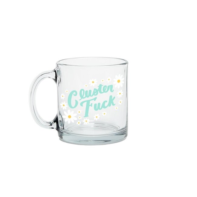 Clear Glass Mug - Cluster Fuck
