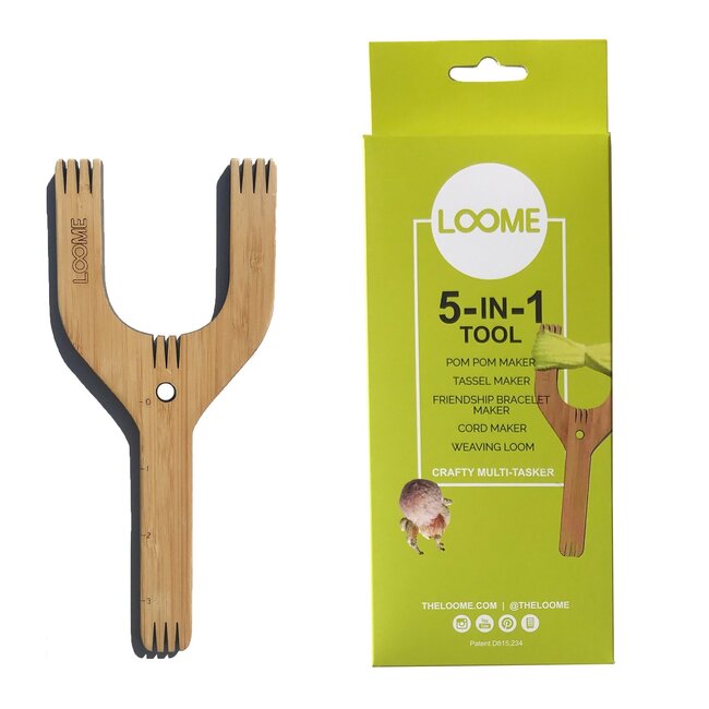 Loome Yarn Craft Tool 5-in-1 - Pom Pom XL