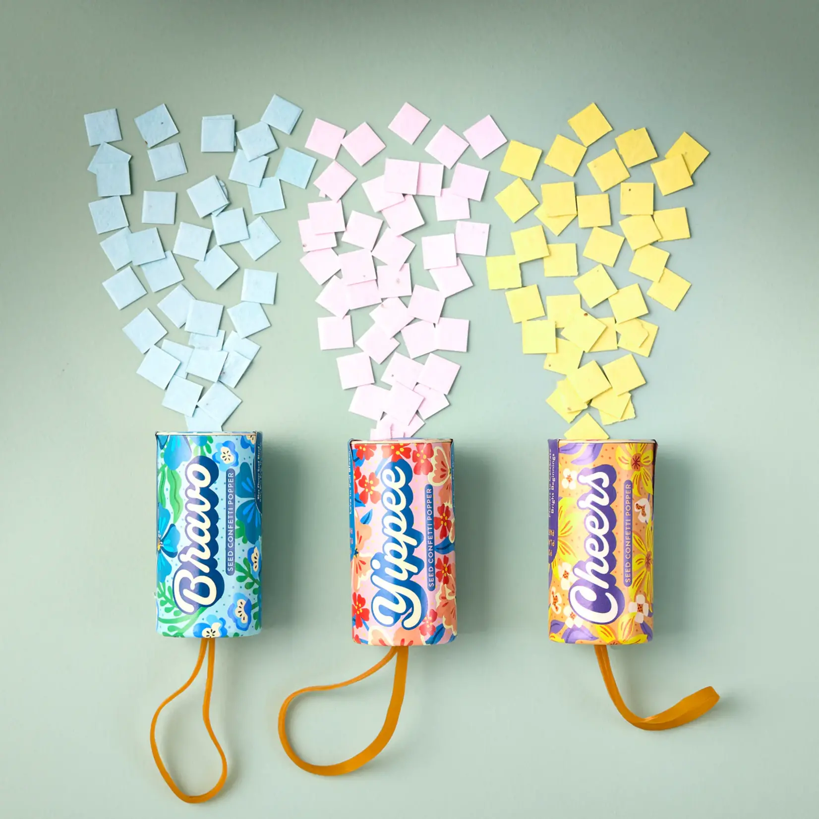 Seed Confetti Poppers - Pink