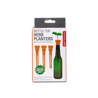 Bottle Top Herb Planters