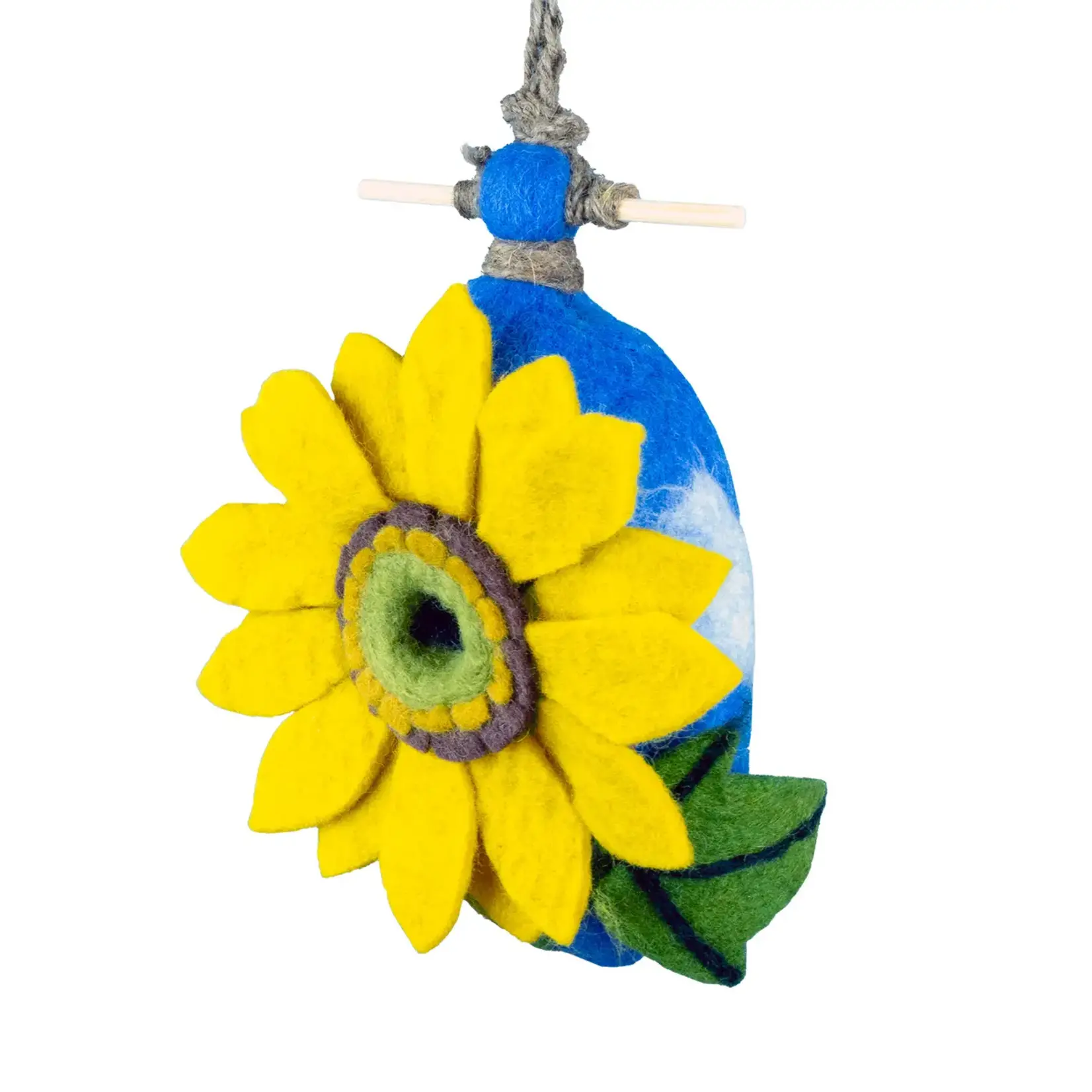 Felt Birdhouse - Sunflower