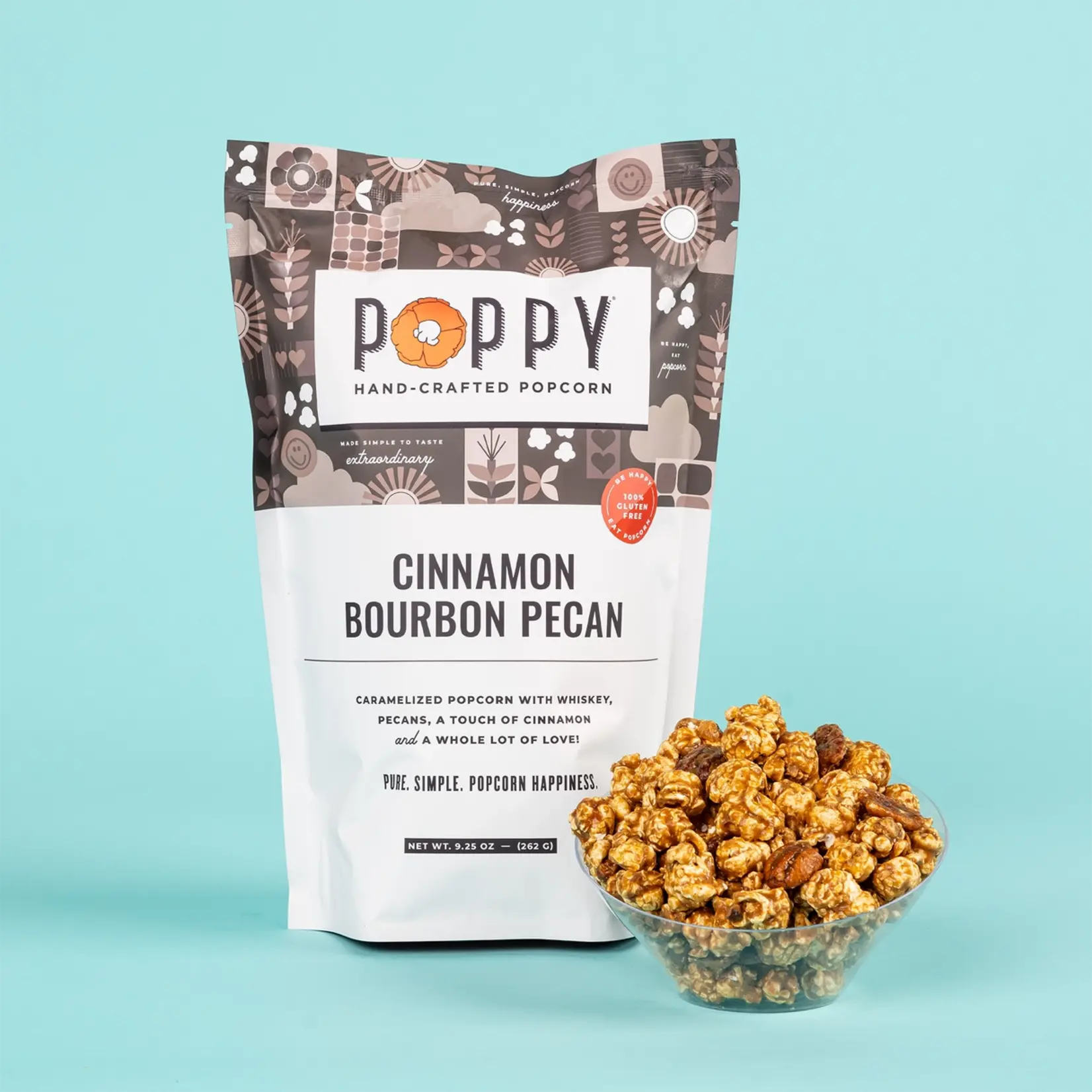 Poppy Handcrafted Popcorn Popcorn - Cinnamon Bourbon Pecan