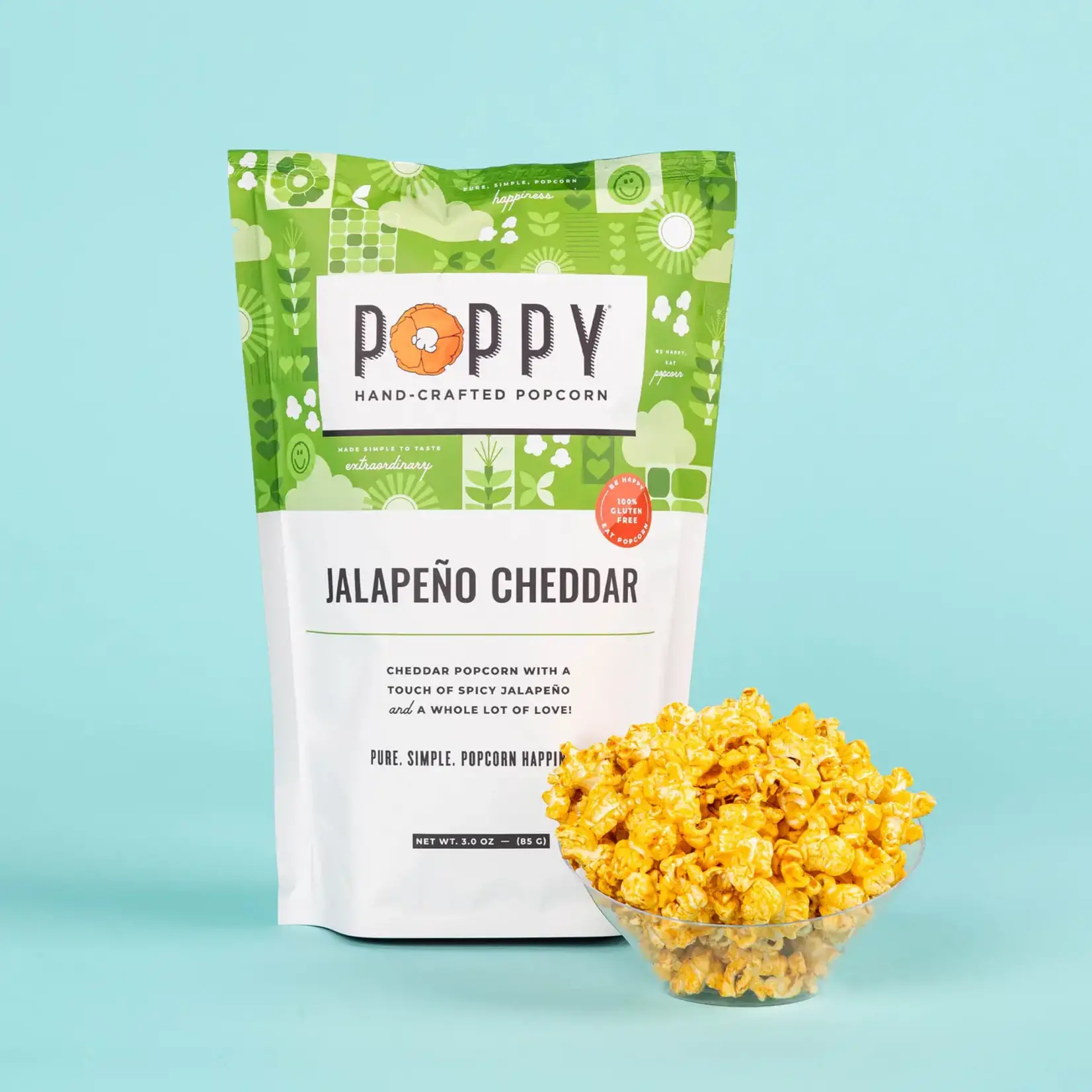 Poppy Handcrafted Popcorn Poppy Popcorn - Jalapeno Cheddar