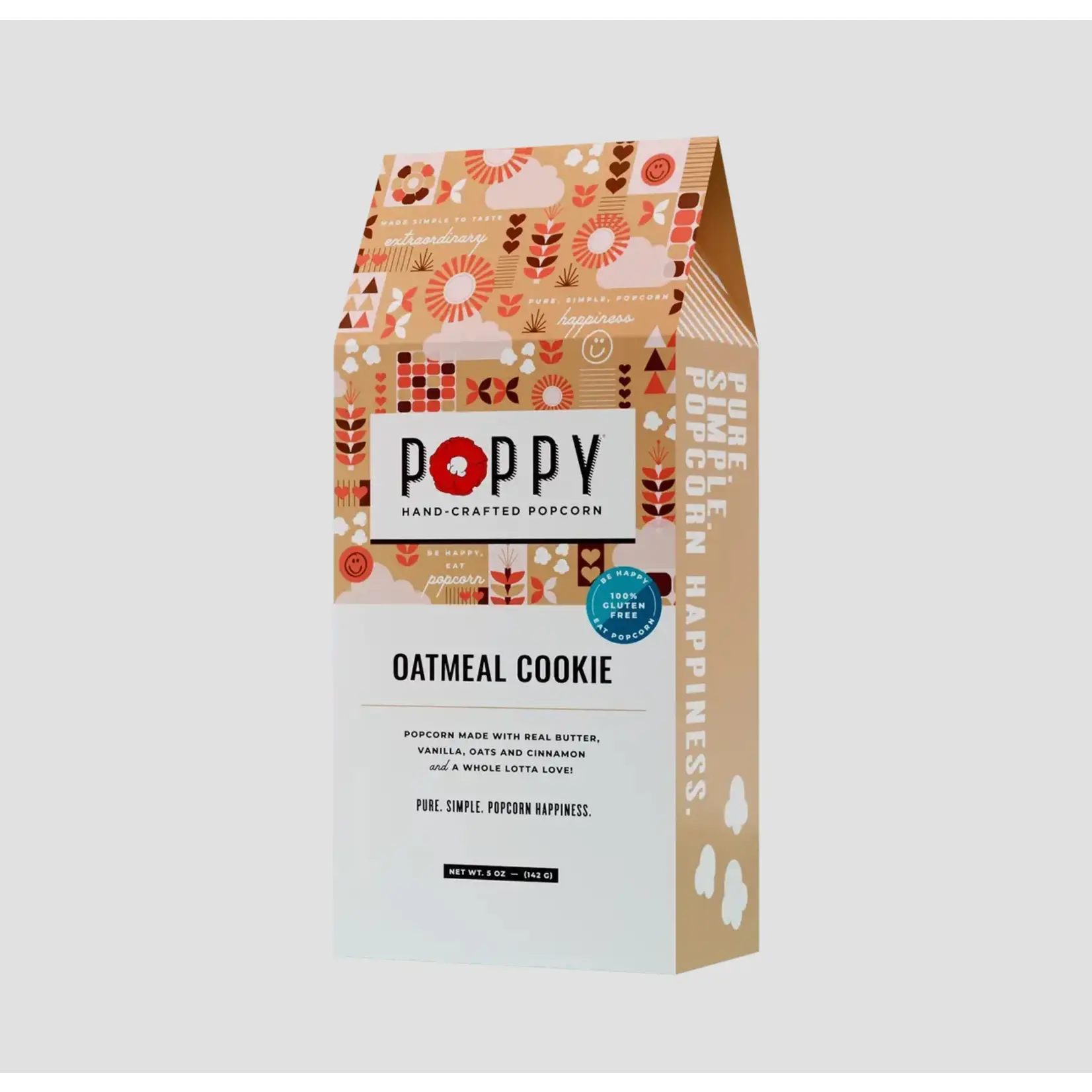 Poppy Handcrafted Popcorn Popcorn - Oatmeal Cookie Carton