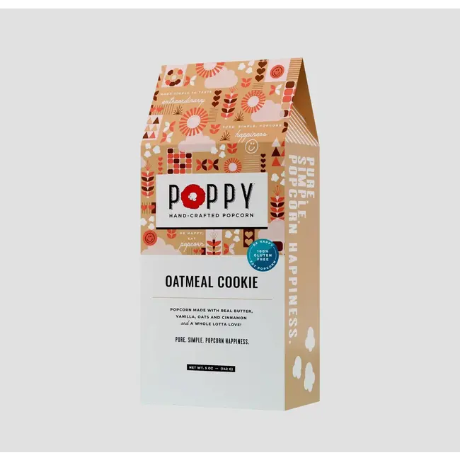 Poppy Handcrafted Popcorn Poppy Popcorn - Oatmeal Cookie Carton