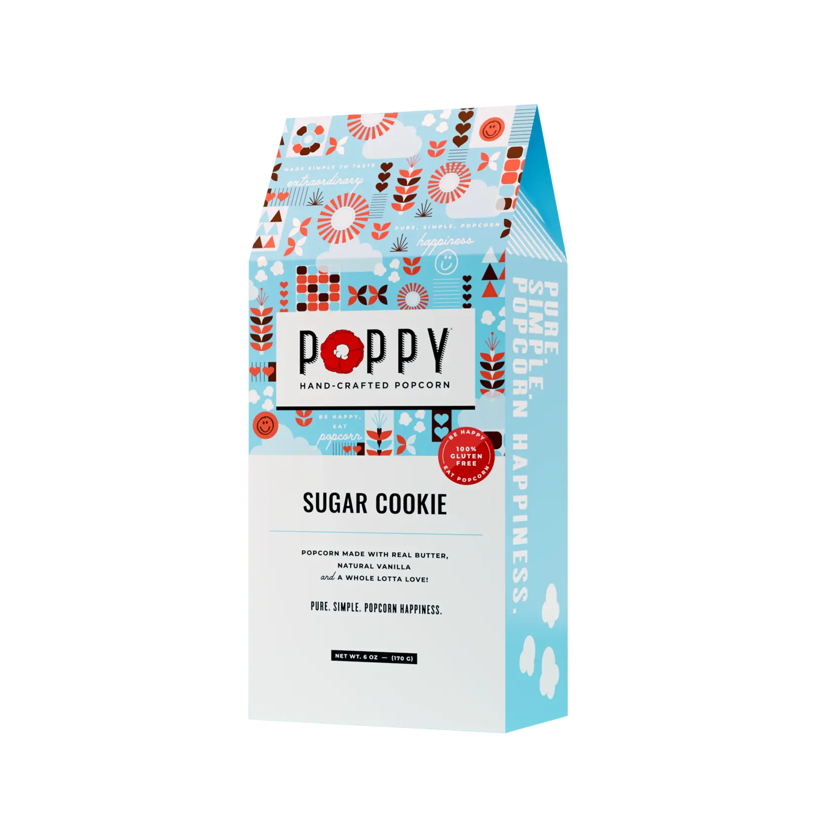 Poppy Handcrafted Popcorn Popcorn - Sugar Cookie Carton