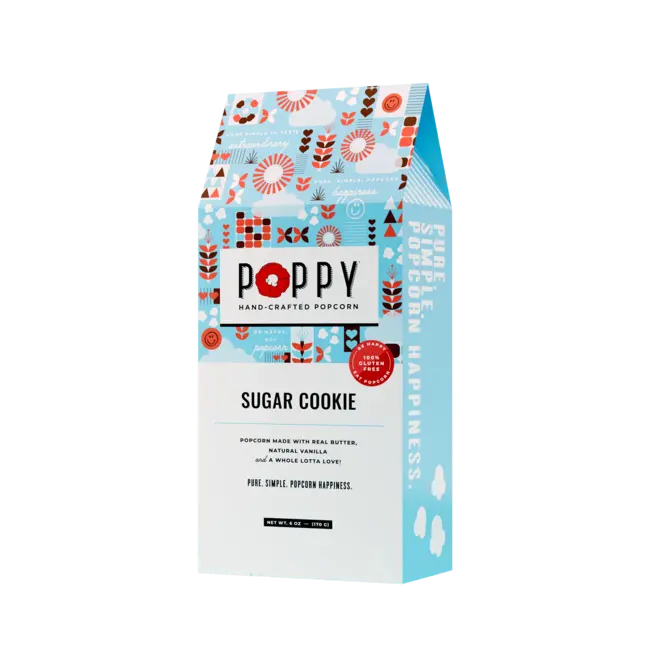 Poppy Handcrafted Popcorn Poppy Popcorn - Sugar Cookie Carton