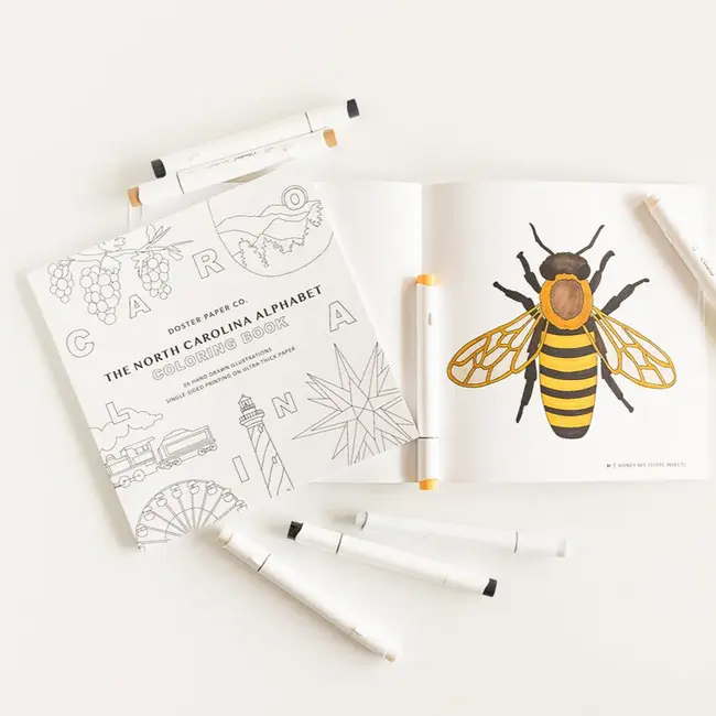 Doster Paper Co. North Carolina Alphabet Coloring Book