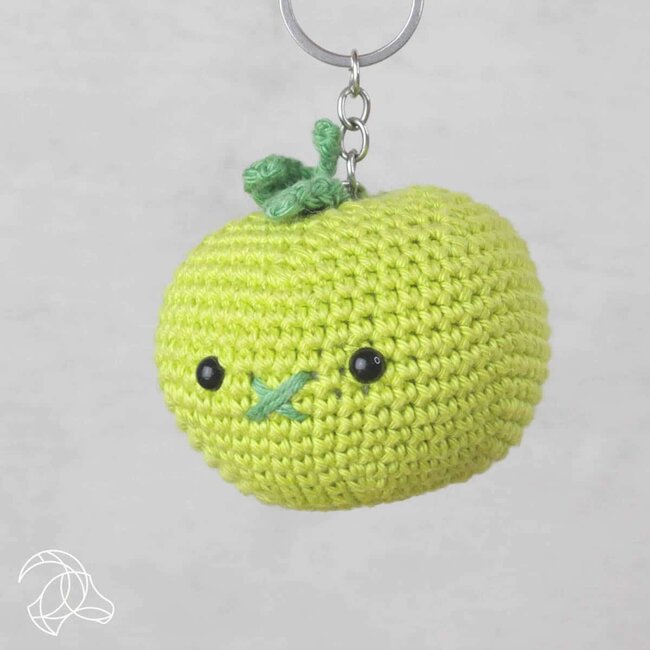 Crochet Kit Bag Hanger - Apple