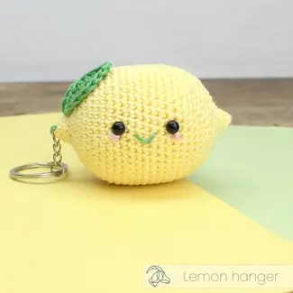 Crochet Kit Bag Hanger - Lemon