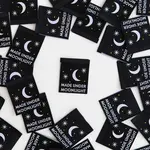 Woven Label Tags - Made Under Moonlight