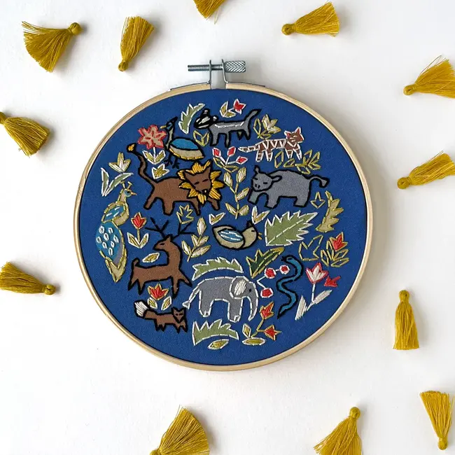 Rikrack Embroidery Kit - Wildlife