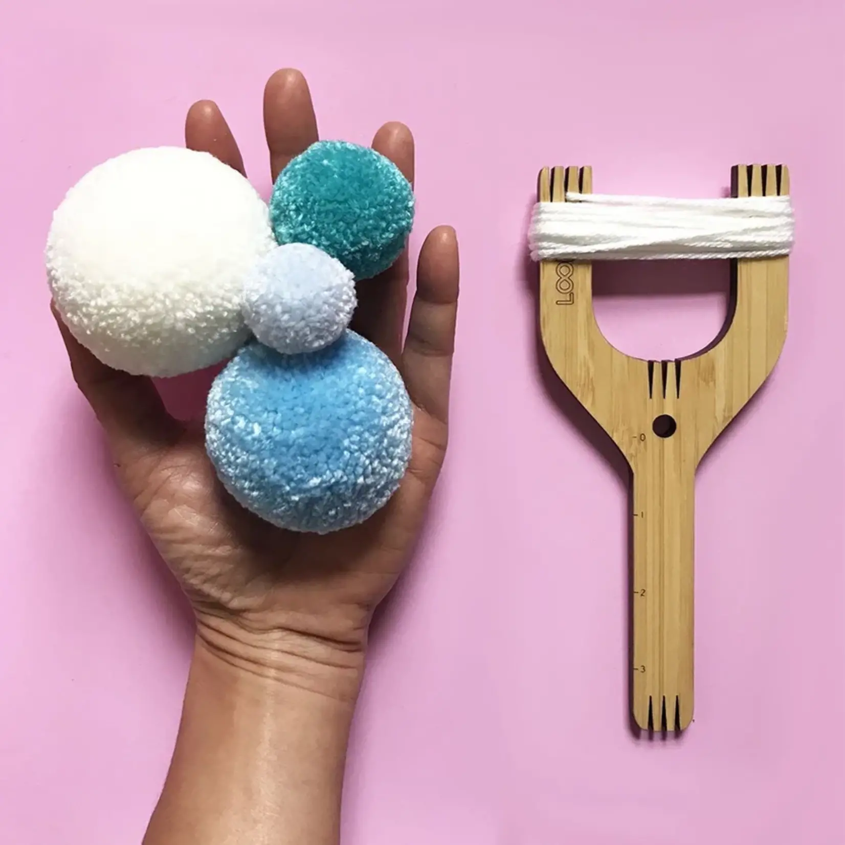 Loome Yarn Craft Tool 5-in-1 - Pom Pom XL