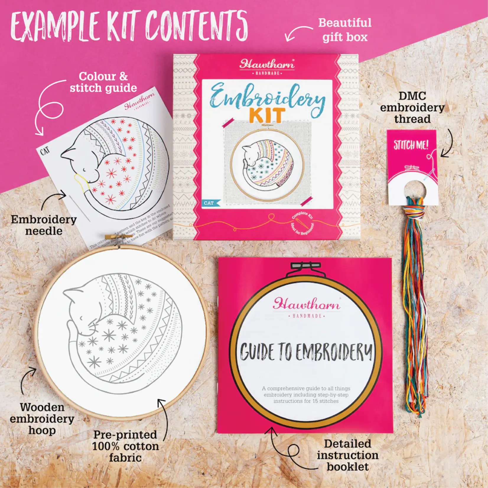Embroidery Kit - Squirrel