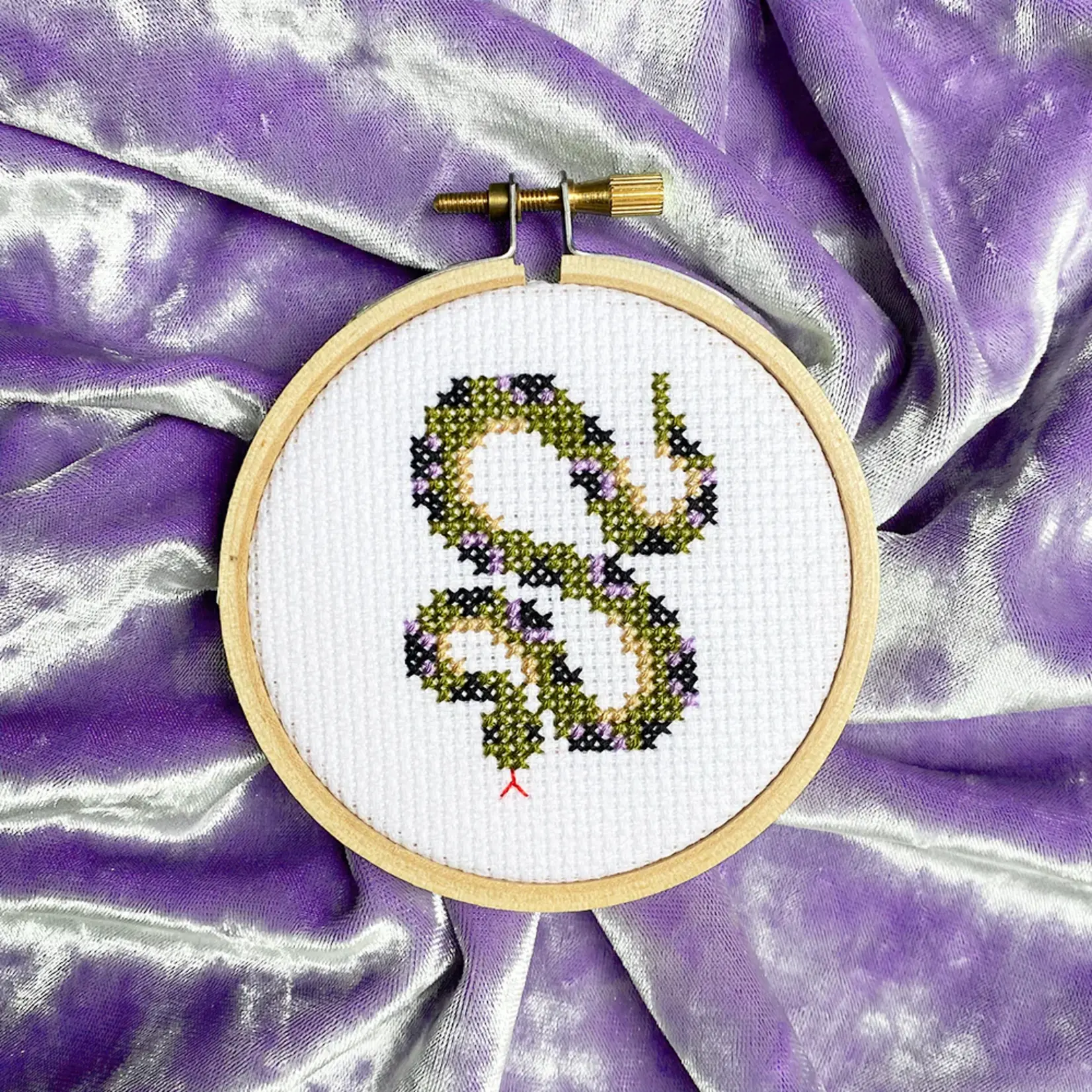 Mini Cross Stitch Kit - Snake