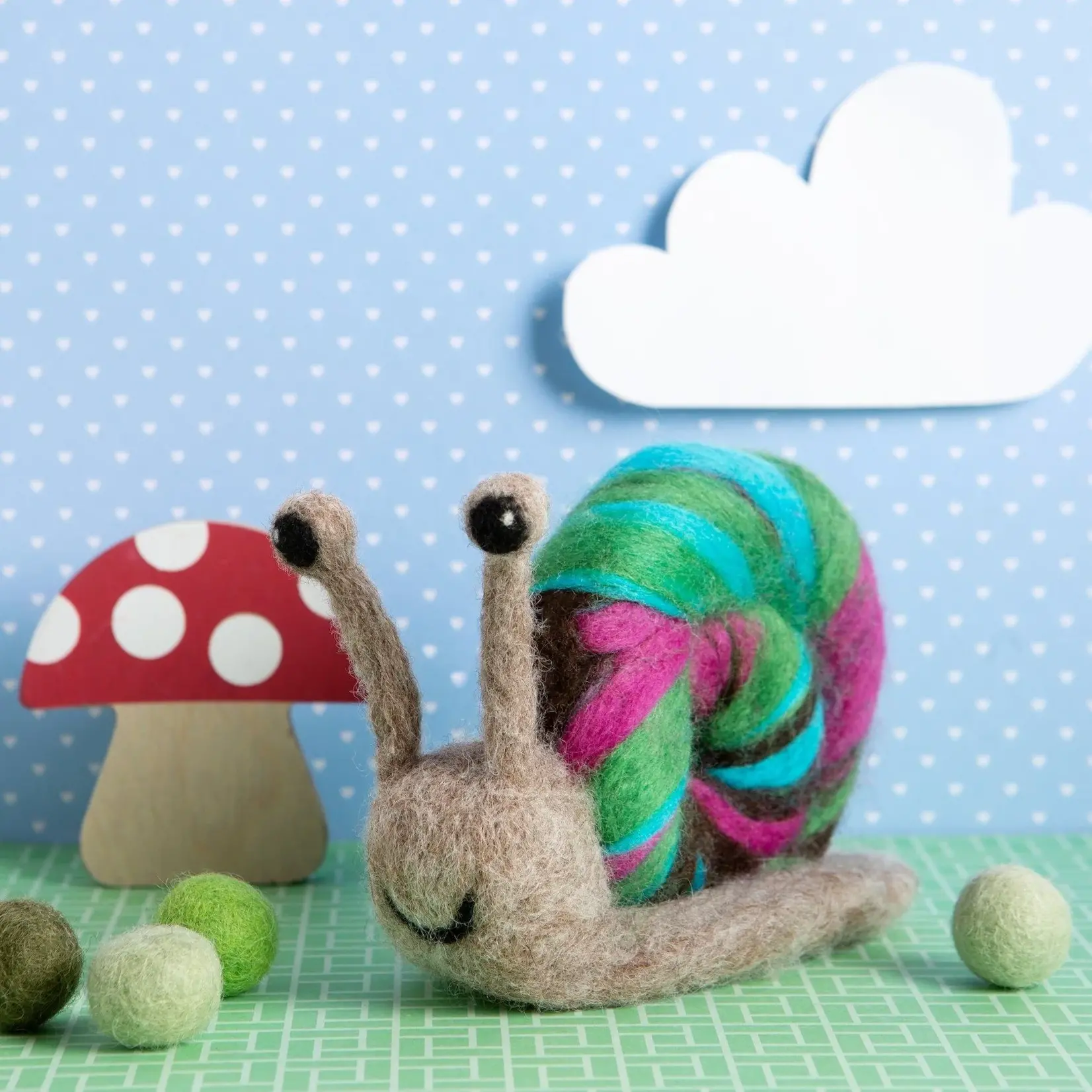 Needle Felting Kit - Snail