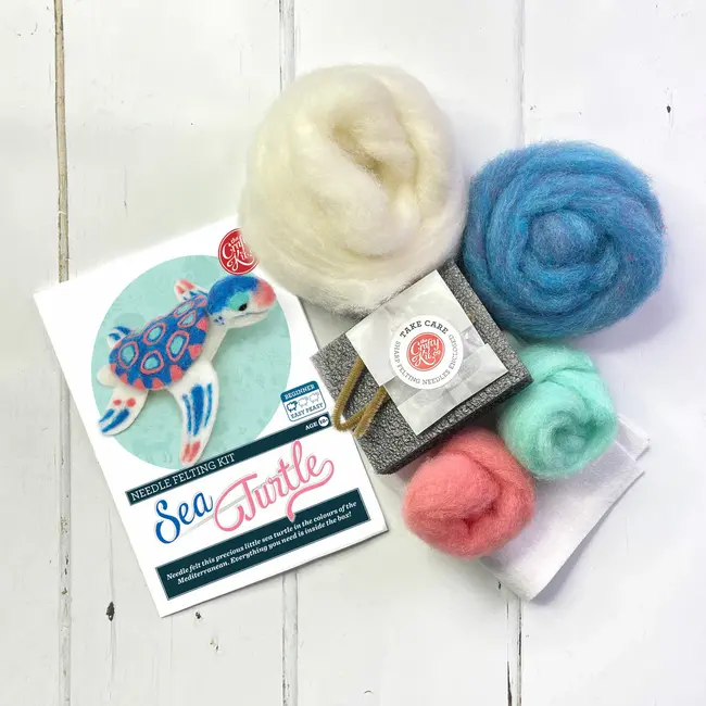Needle Felting Kit - Sea Turtle