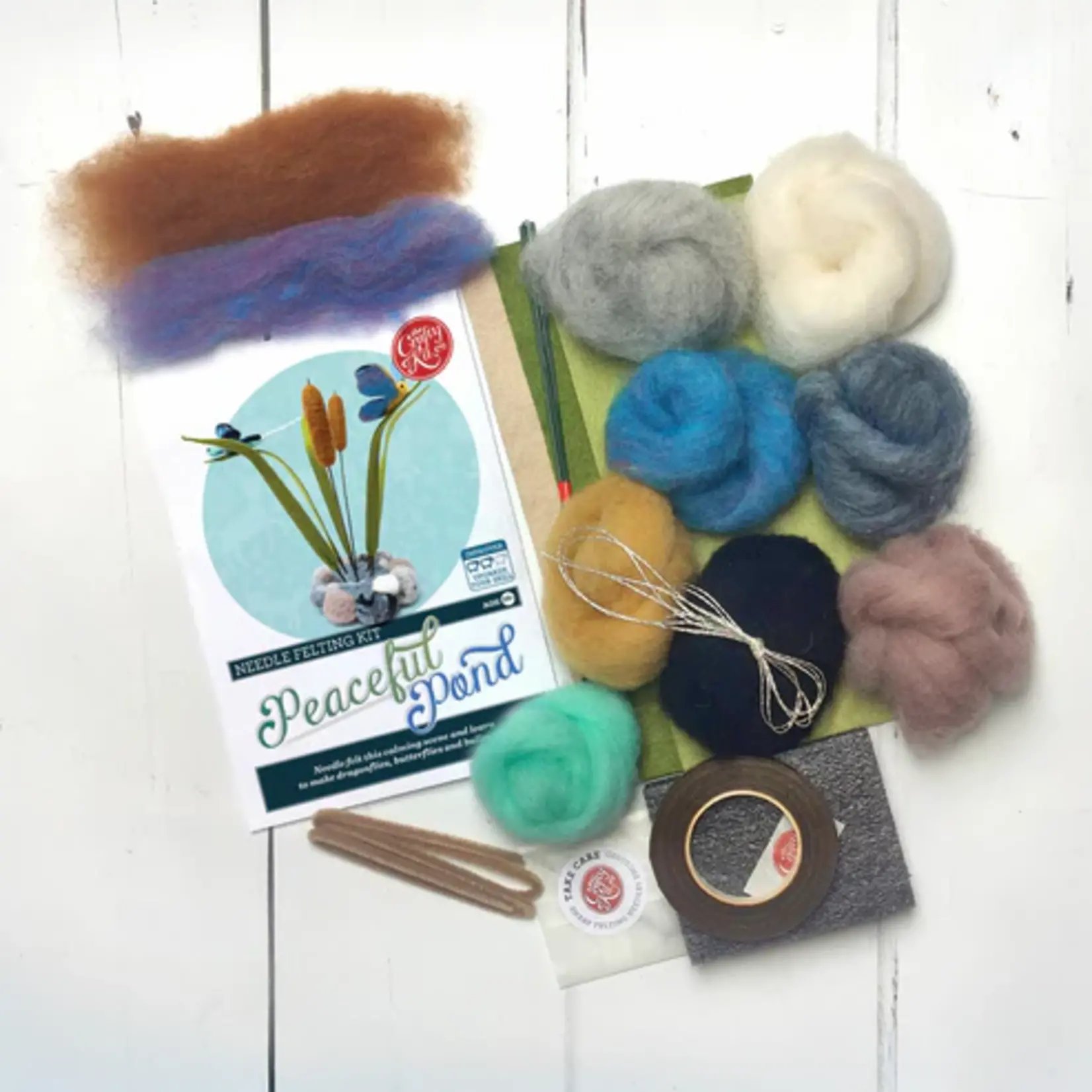 Needle Felting Kit - Peaceful Pond