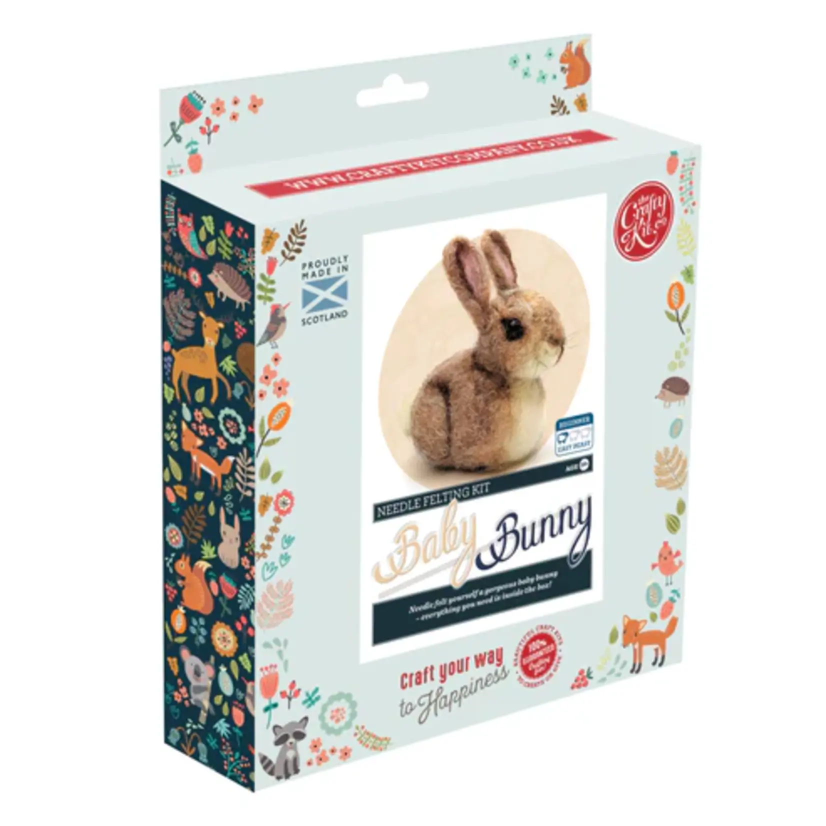 Needle Felting Kit - Baby Bunny