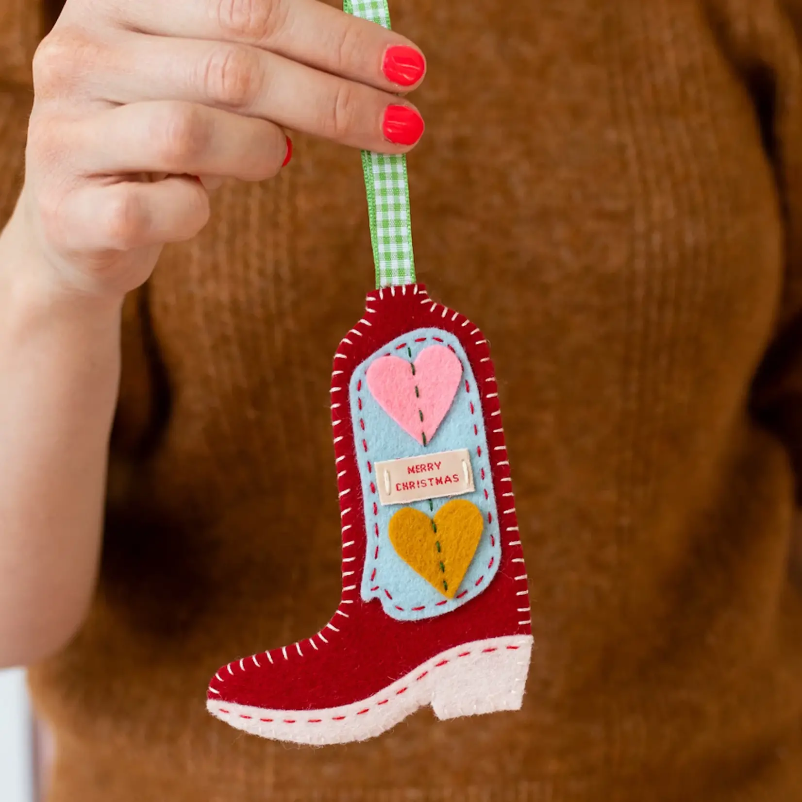 Felt Sewing Kit - Cowboy Boot