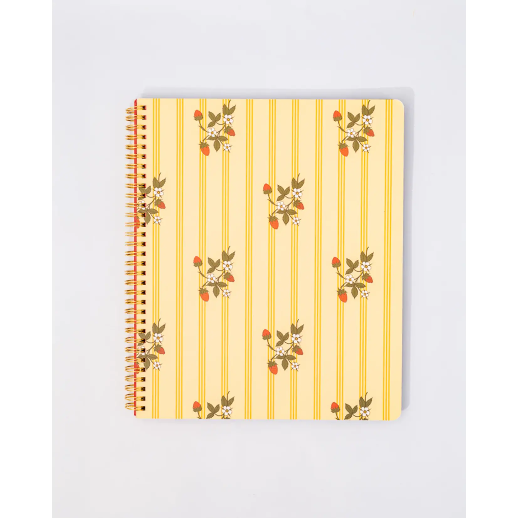 Rough Draft Large Notebook - Floral Stripe