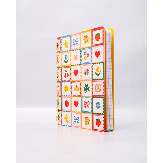 Rough Draft Mini Notebook - Quilt