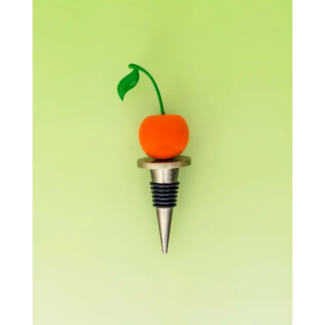 Wine Stopper - Cherry