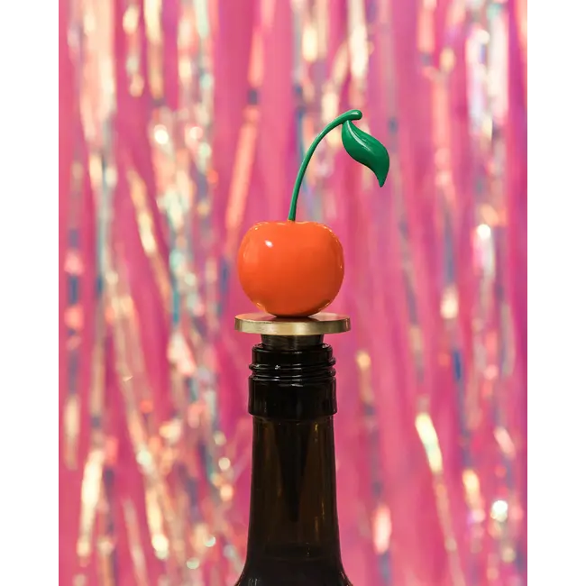 Wine Stopper - Cherry