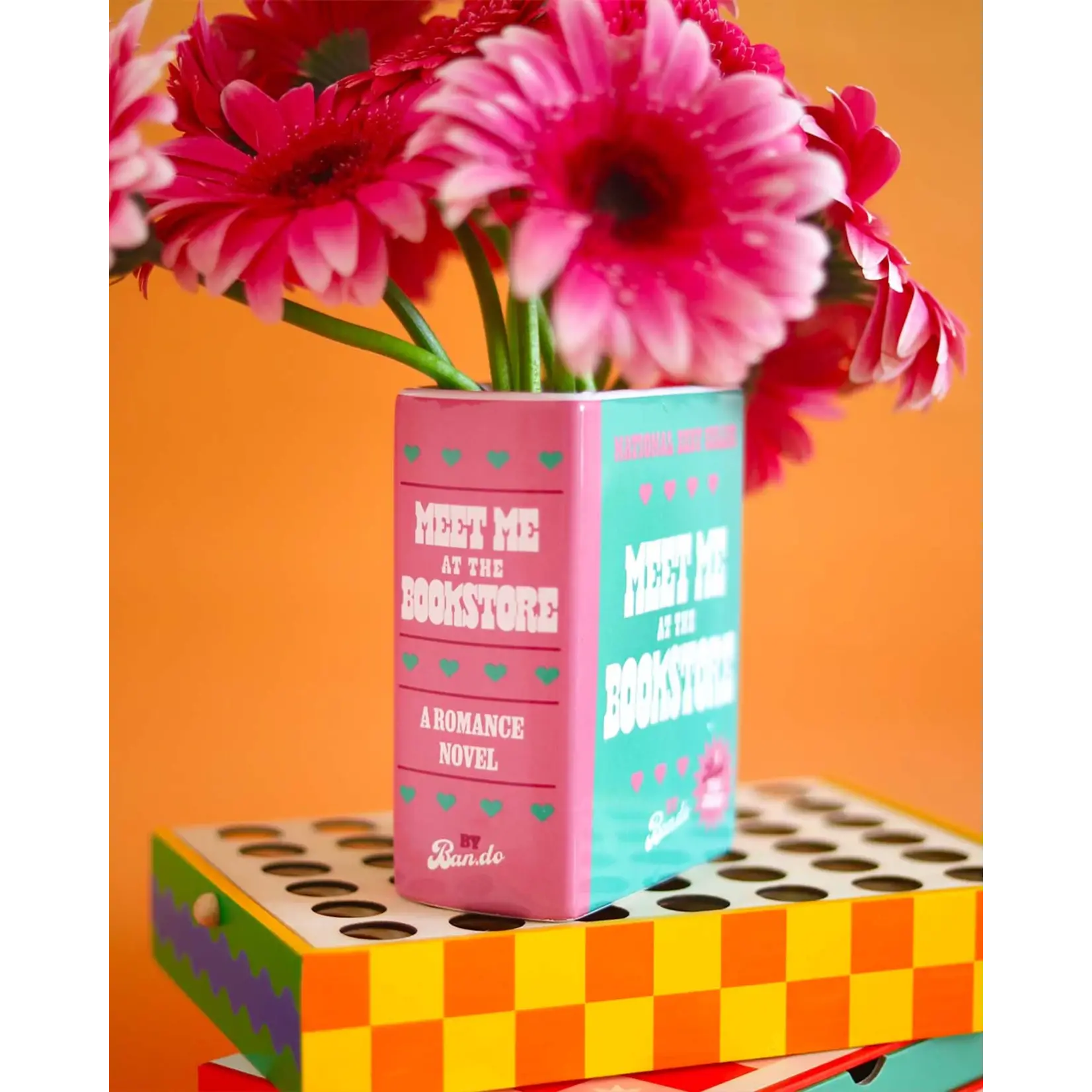 Ceramic Vase - Meet Me at the Bookstore